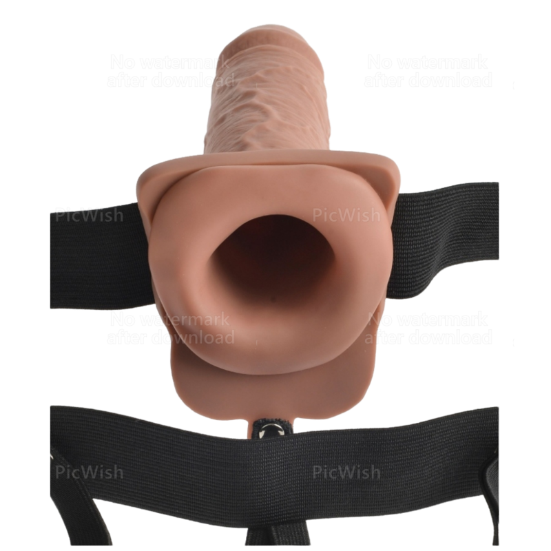 Fetish Fantasy Series Adjustable Harness Realistic Penis With Balls Rechargeable And Vibrator 17.8 Cm