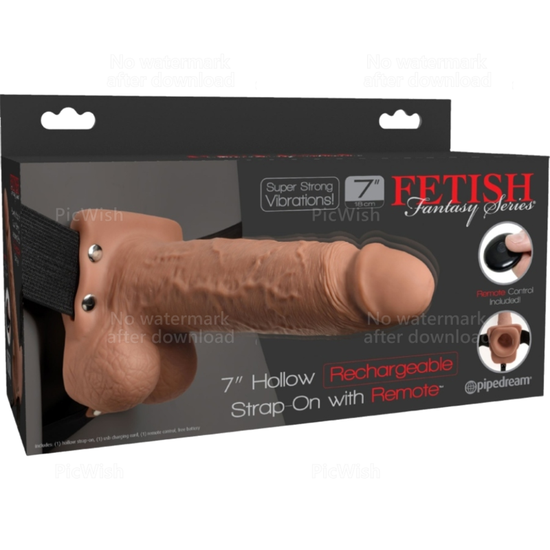Fetish Fantasy Series Adjustable Harness Realistic Penis With Balls Rechargeable And Vibrator 17.8 Cm