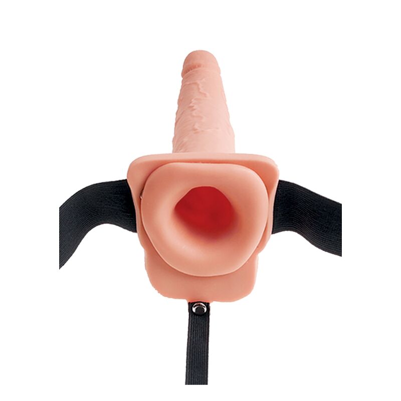 Fetish Fantasy Series Adjustable Harness Realistic Penis With Balls Squirting 19 Cm