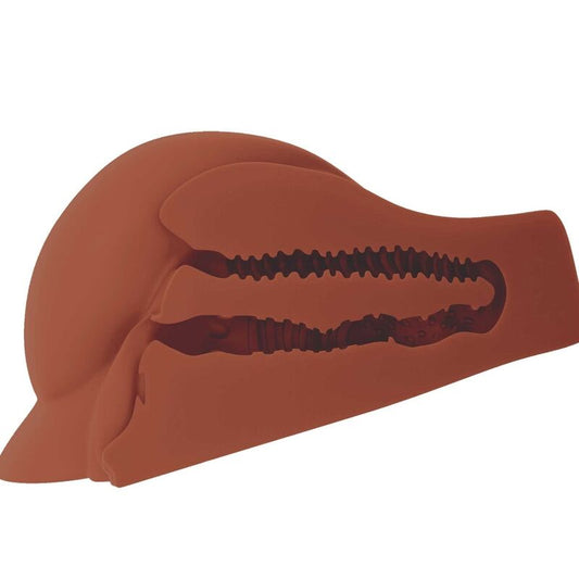 Pdx Plus+ Pdx Plus - Perfect Ass Xl Double Entry Brown Masturbator