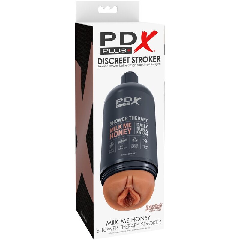 Pdx Plus+ Pdx Plus - Stroker Masturbator Discrete Bottle Design Milk Me Honey Candy Shampoo
