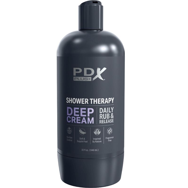 Pipedream PDX Plus Shower Therapy Stroker Deep Cream