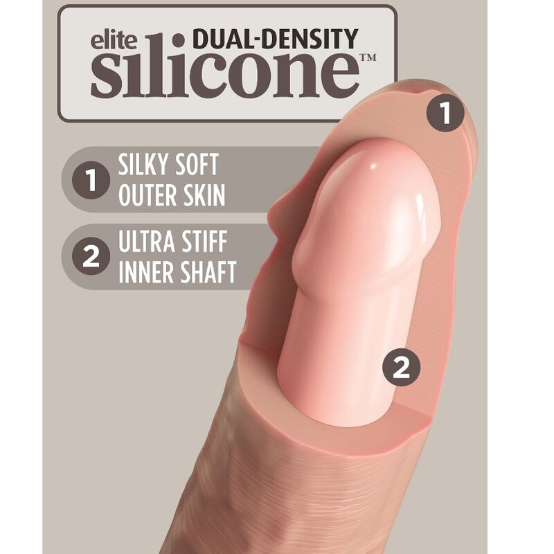 Pipedream 6 Dual Density Silicone Cock