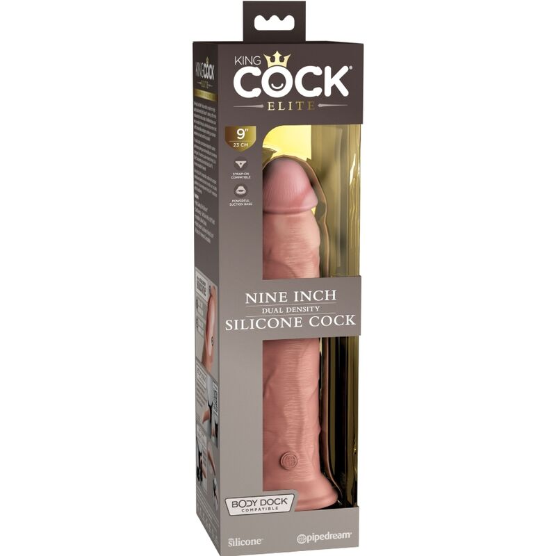 King Cock Elite Realistic Silicone Dildo 23 Cm
