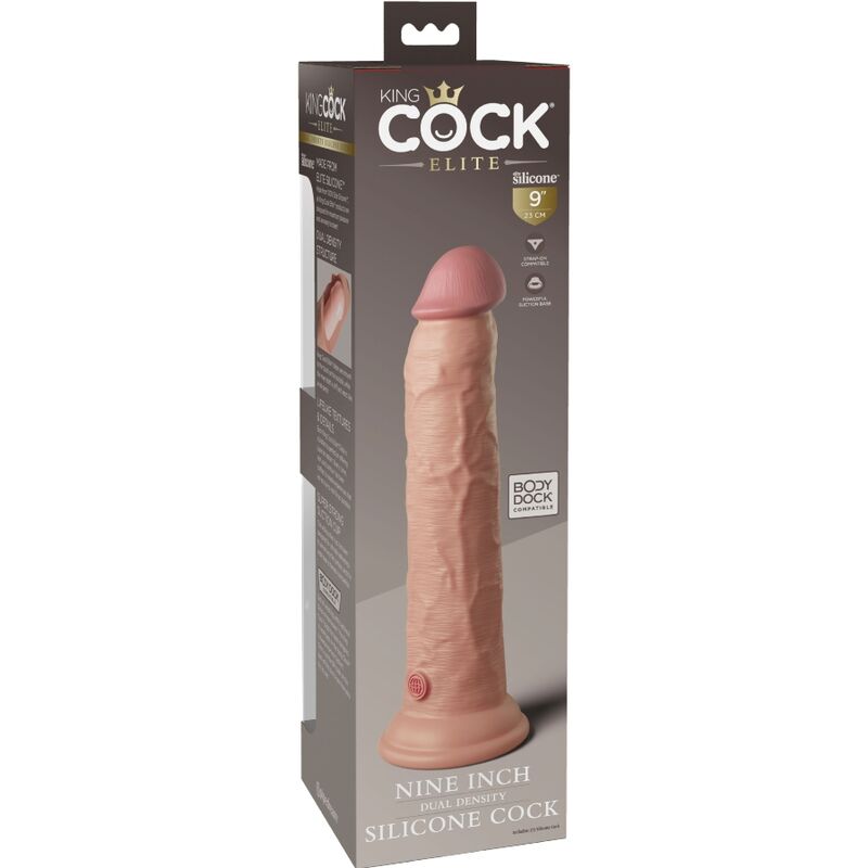 King Cock Elite Realistic Silicone Dildo 23 Cm