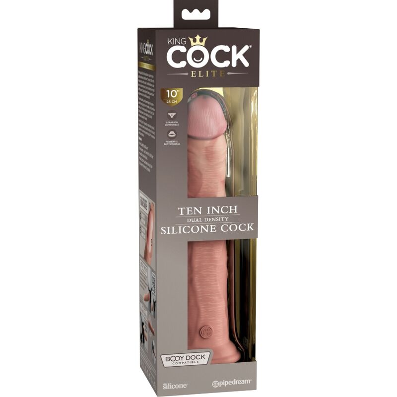 King Cock Elite Realistic Silicone Dildo 25.4 Cm