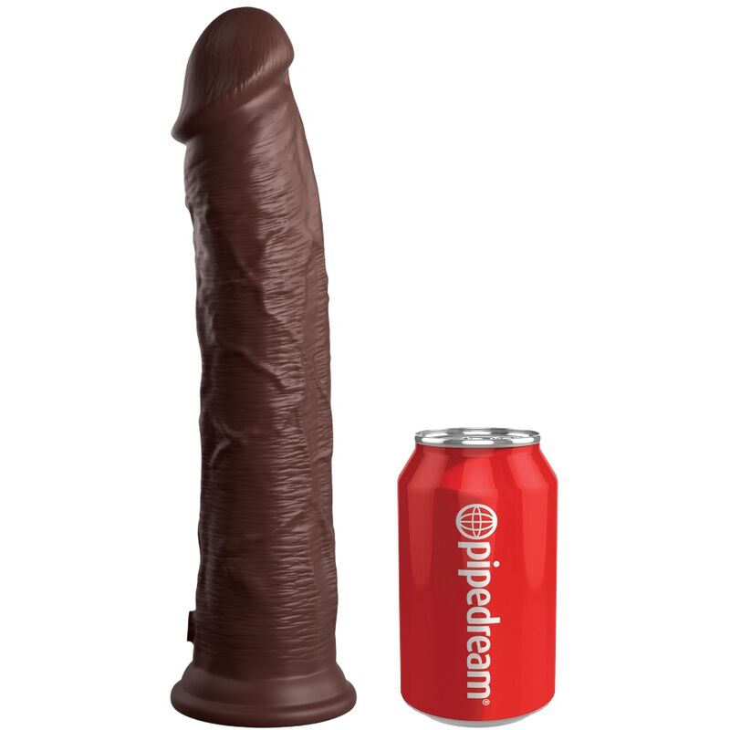 King Cock Elite Realistic Silicone Dildo 28 Cm Brown