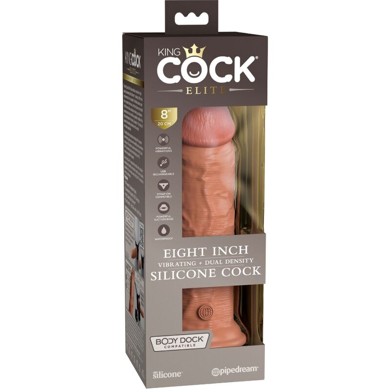 You2Toys King Cock Elite Dual Density Cock 8"