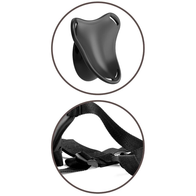 King Cock Elite Adjustable Harness With Dildo 15.2 Cm For Beginners