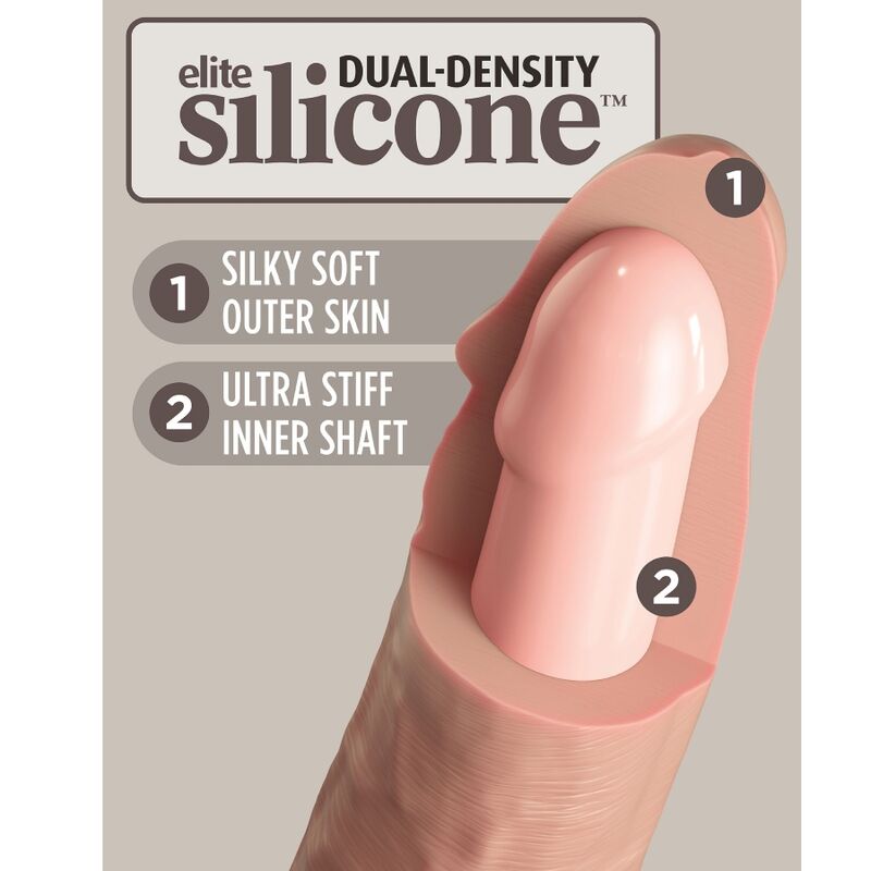King Cock Elite Adjustable Harness With Dildo 15.2 Cm For Beginners