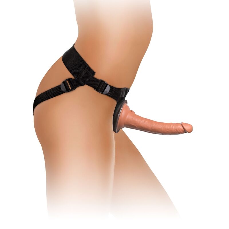 King Cock Elite Comfy Adjustable Harness With Dildo 17.8 Cm