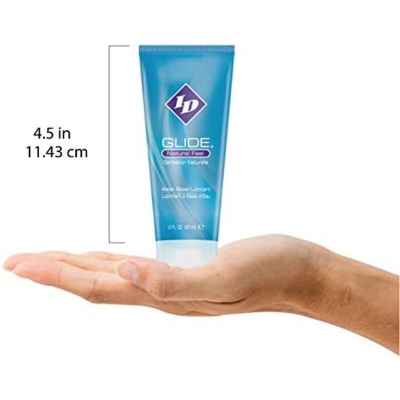Id Glide Water Based Lubricant Ultra Long Lasting Travel Tube 60 Ml