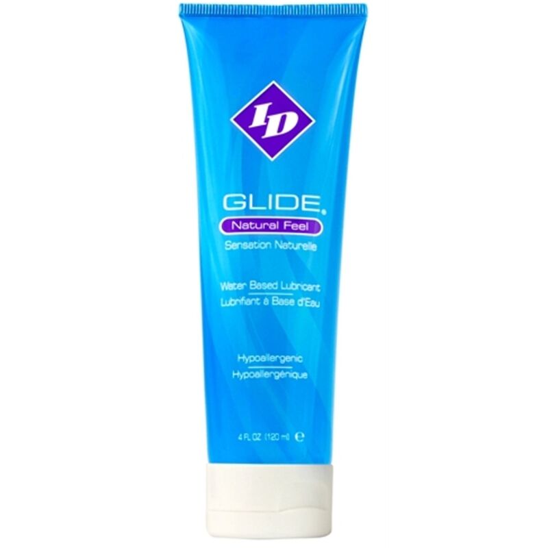 Id Glide Water Based Lubricant Ultra Long Lasting Travel Tube 120 Ml