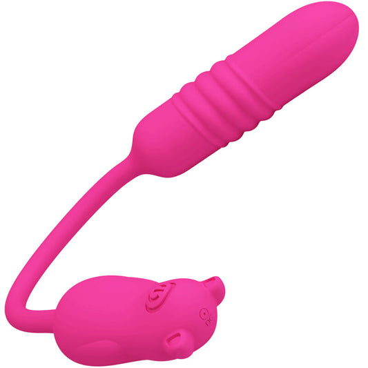 Pretty Love Flirtation Pretty Love - Nobikuma Pink Silicone Vibrating Bullet