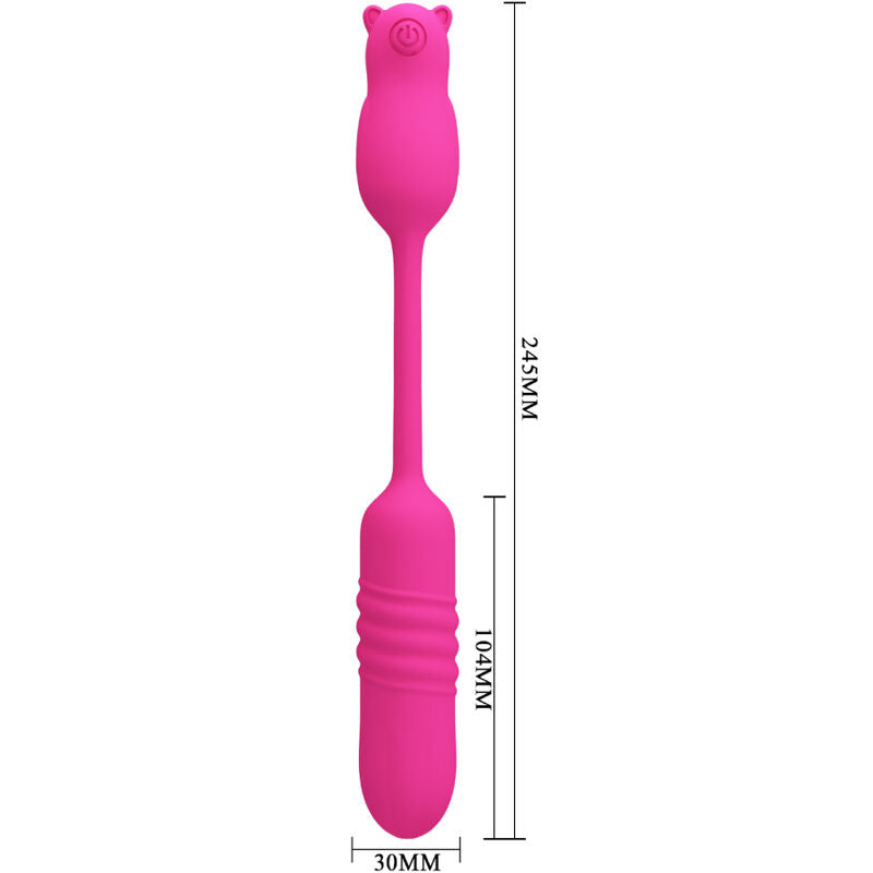 Pretty Love Flirtation Pretty Love - Nobikuma Pink Silicone Vibrating Bullet