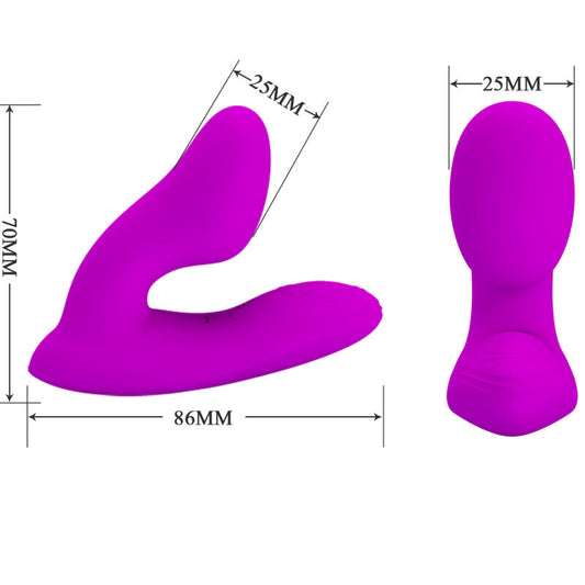 Pretty Love Melvin Clitoris Massager With Remote Control
