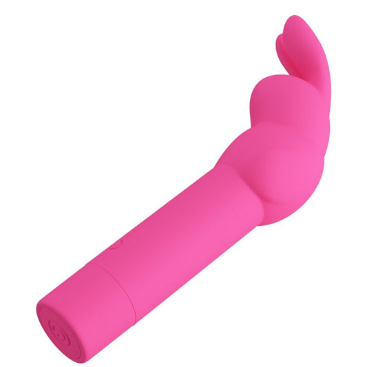 Pretty Love Gerardo Fuschia Rabbit Silicone Vibrator