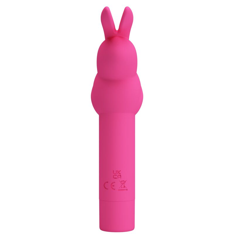 Pretty Love Gerardo Fuschia Rabbit Silicone Vibrator