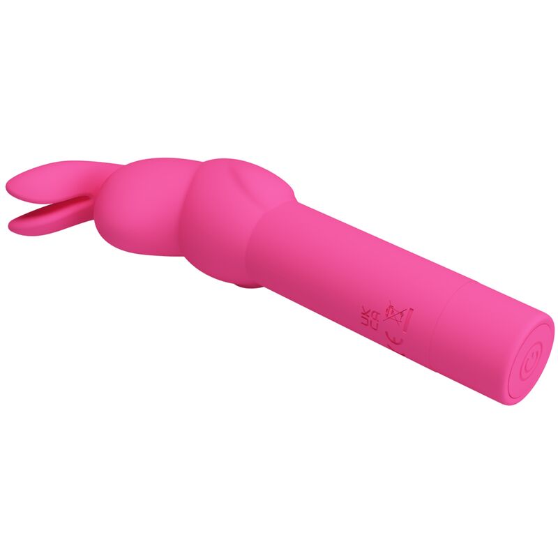 Pretty Love Gerardo Fuschia Rabbit Silicone Vibrator