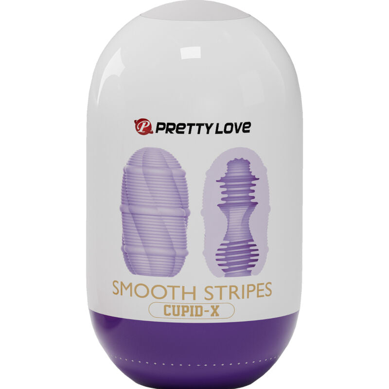 Pretty Love Male Pretty Love - Smooth Stripes Cupid Masturbator Egg