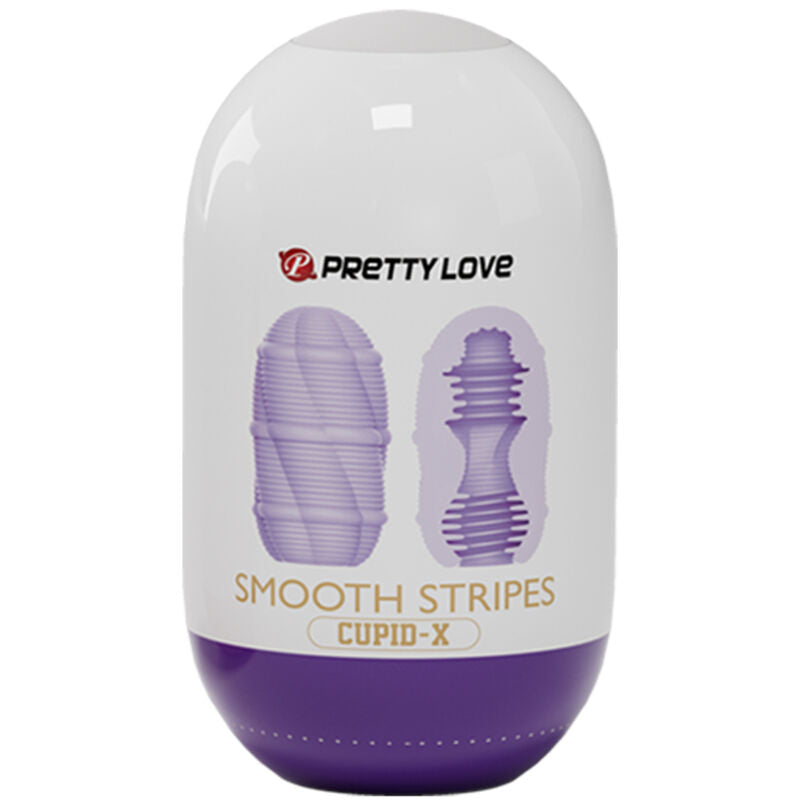 Pretty Love Male Pretty Love - Smooth Stripes Cupid Masturbator Egg