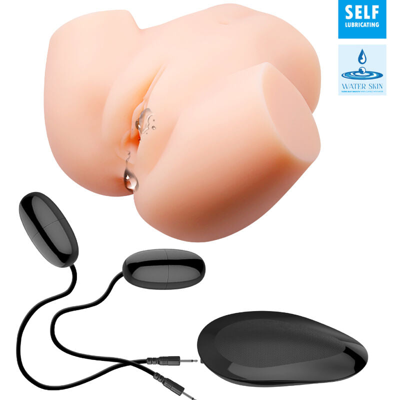 Crazy Bull Realistic Vagina And Anus Double Vibration