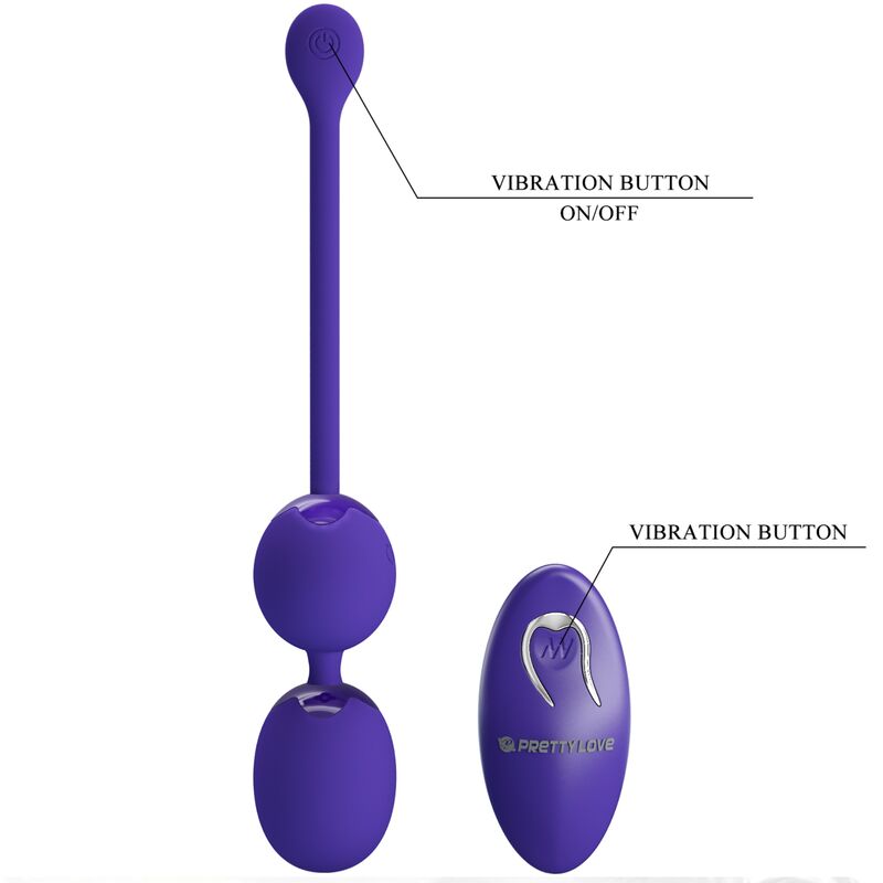 Pretty Love Led Pretty Love - Willie Youth Remote Control Balls & Violet Vibration