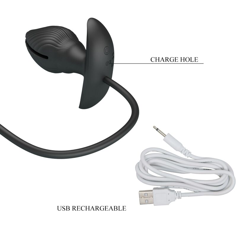 Pretty Love Manson Inflatable Vibrating Anal Plug