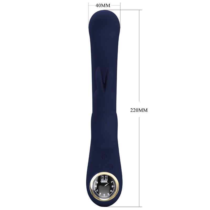 Pretty Love Lamar Rabbit Vibrator Blue G-Spot