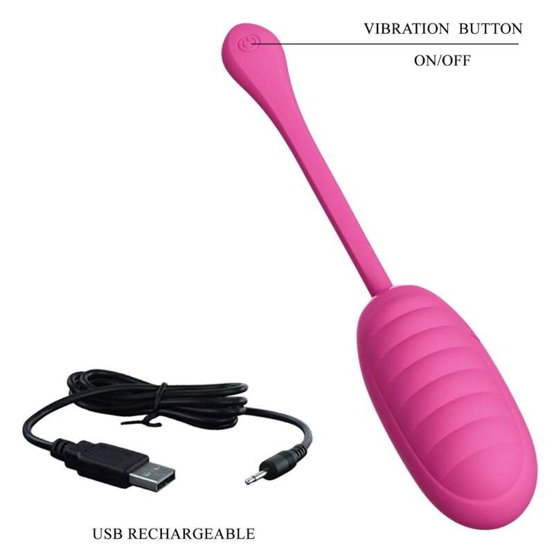 Pretty Love Catalina Pink Rechargeable Vibrating Egg