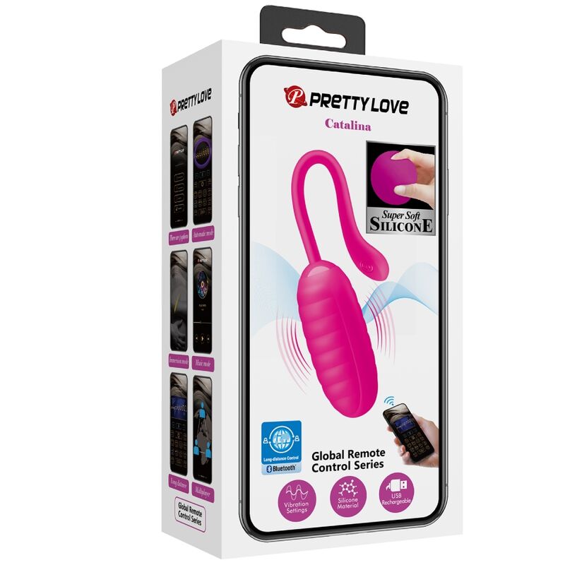 Pretty Love Catalina Pink Rechargeable Vibrating Egg