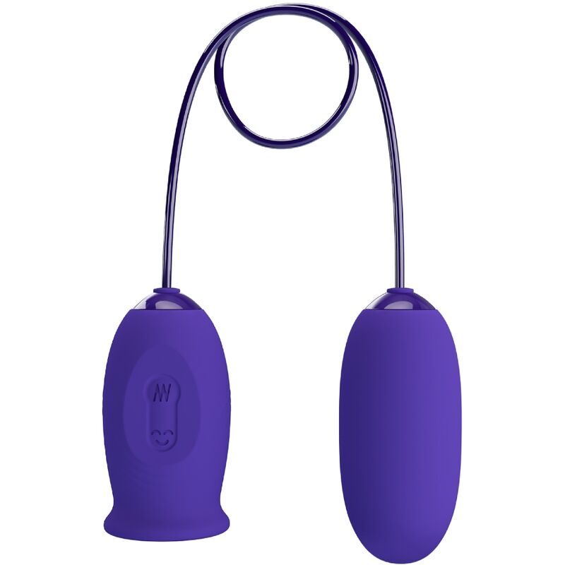 Pretty Love Daisy-Youth Vibrating Egg and Licking Stimulator Purple
