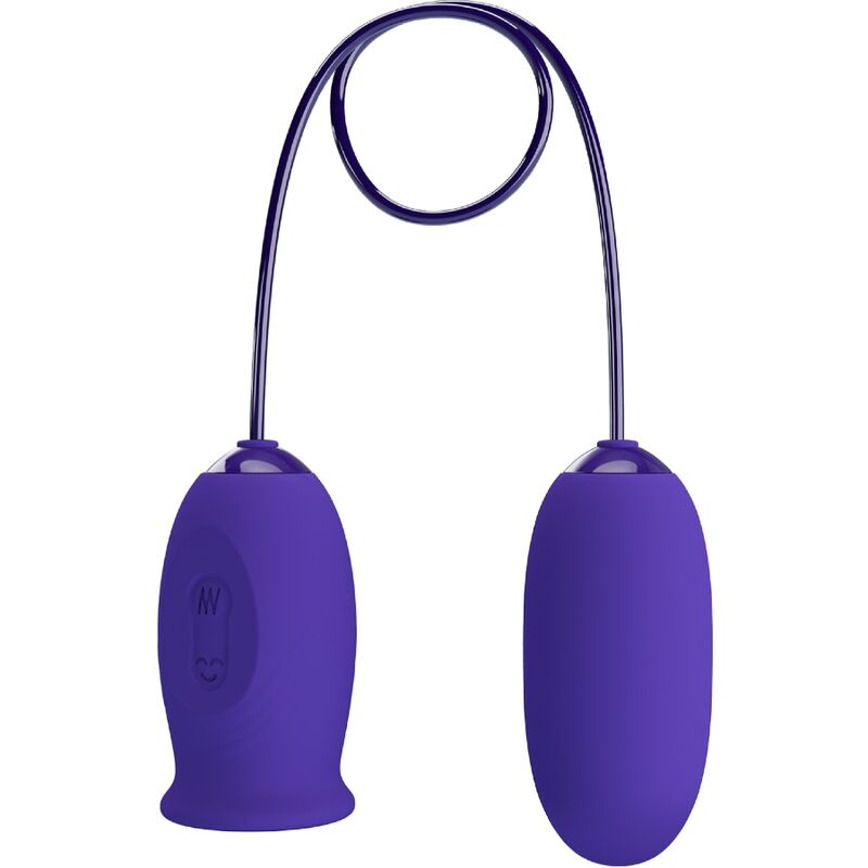 Pretty Love Daisy-Youth Vibrating Egg and Licking Stimulator Purple