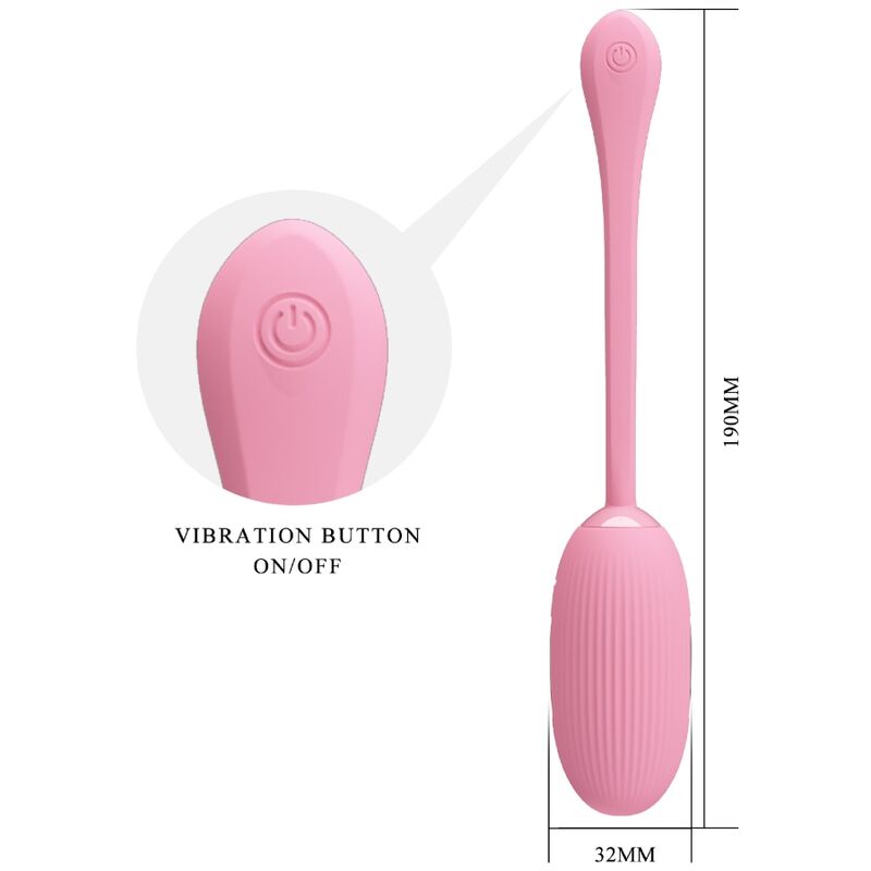 Pretty Love Doreen Pink Rechargeable Vibrating Egg