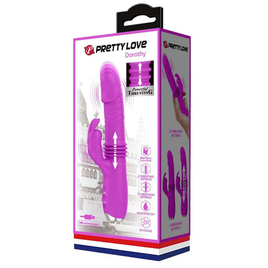 Pretty Love C-Type Pretty Love - Dorothy Purple Rechargeable Rabbit Vibrator