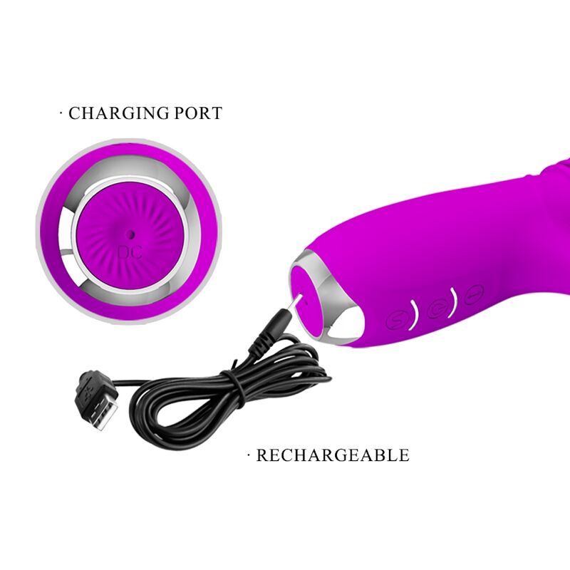 Pretty Love C-Type Pretty Love - Dorothy Purple Rechargeable Rabbit Vibrator