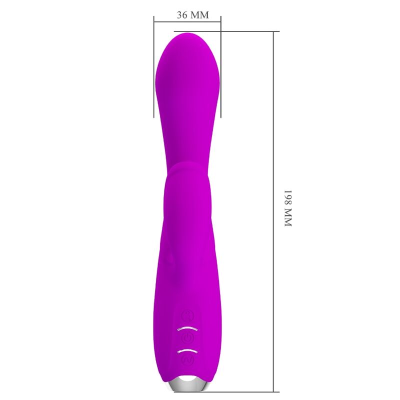 Pretty Love C-Type Pretty Love - Gloria Rechargeable Rabbit Vibrator-Waterproof Purple