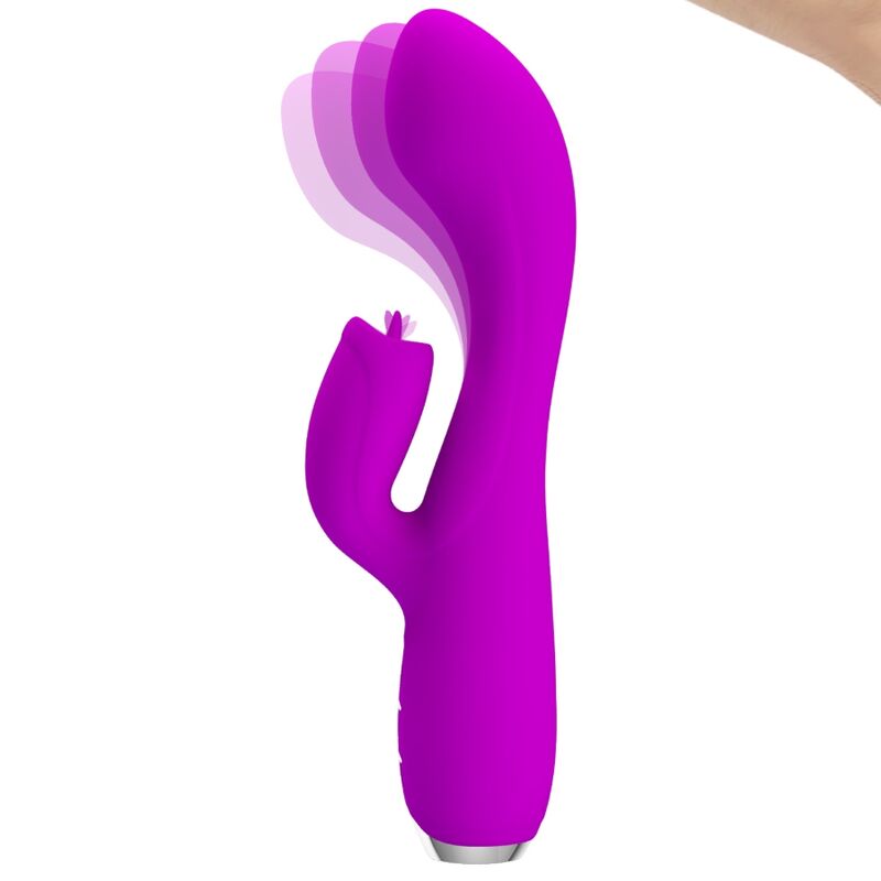 Pretty Love C-Type Pretty Love - Gloria Rechargeable Rabbit Vibrator-Waterproof Purple