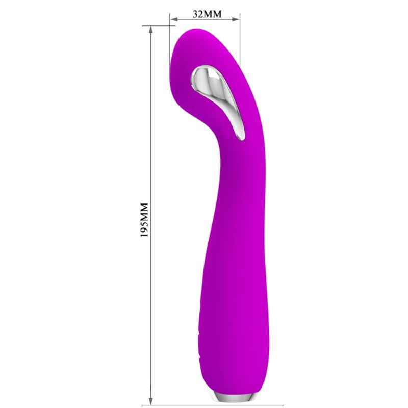 Pretty Love Flirtation Pretty Love - Hector Rechargeable Electroshock Vibrator Waterproof Purple