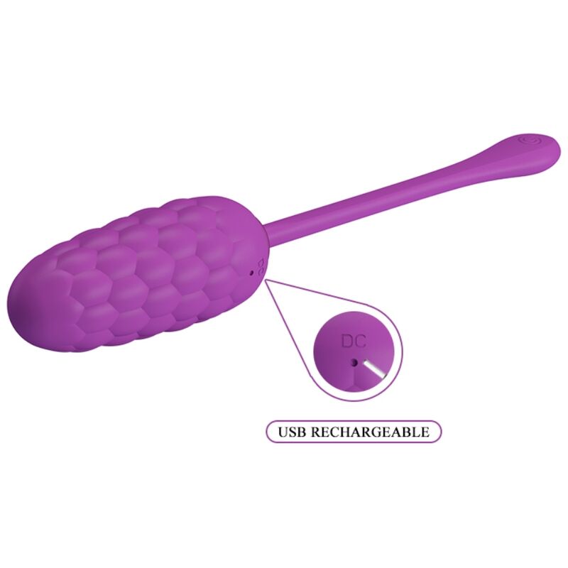 Pretty Love Smart Pretty Love - Vibrating Egg With Purple Rechargeable Marine Texture