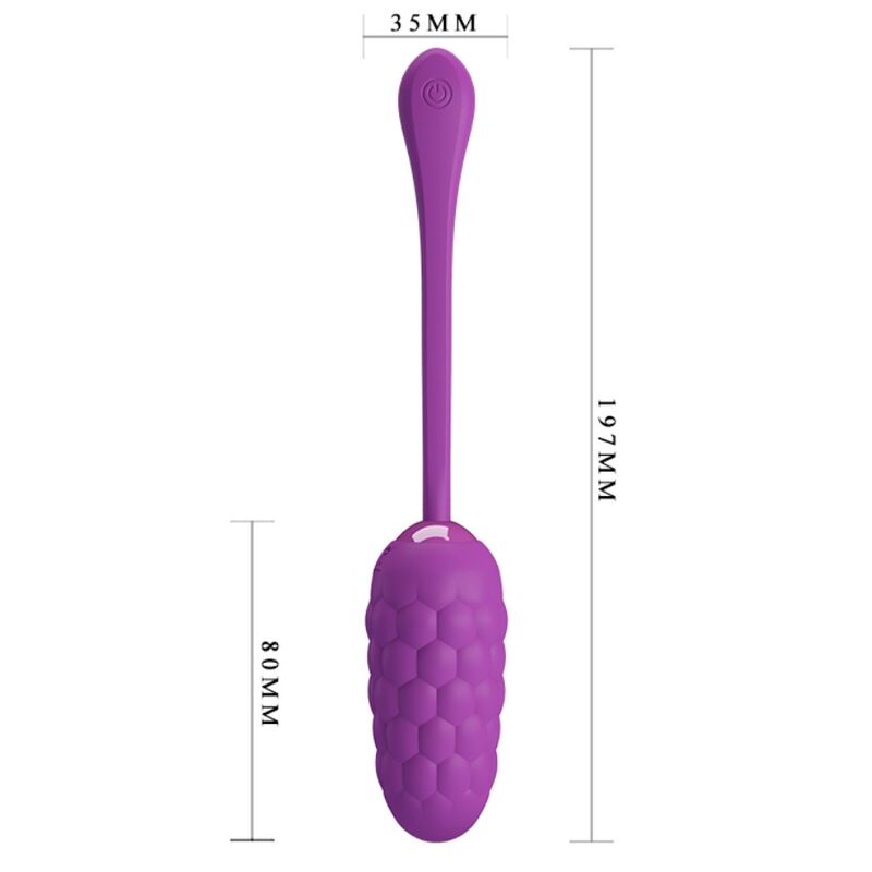 Pretty Love Smart Pretty Love - Vibrating Egg With Purple Rechargeable Marine Texture