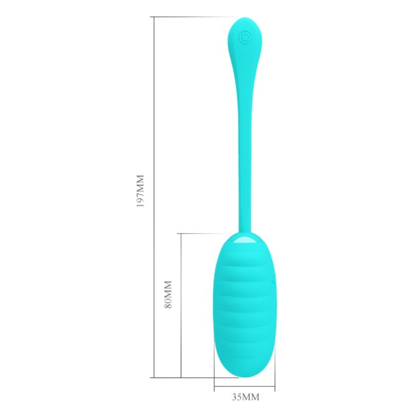 Pretty Love Smart Pretty Love - Kirk Rechargeable Vibrating Egg Light Green