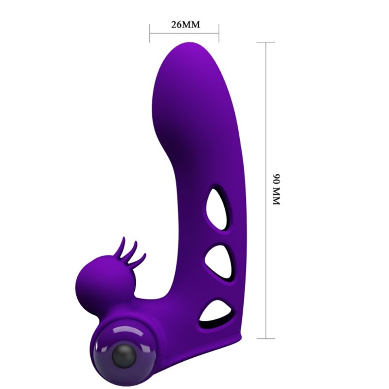 Pretty Love Male Pretty Love - Orlando Purple Vibrator Finger Cover