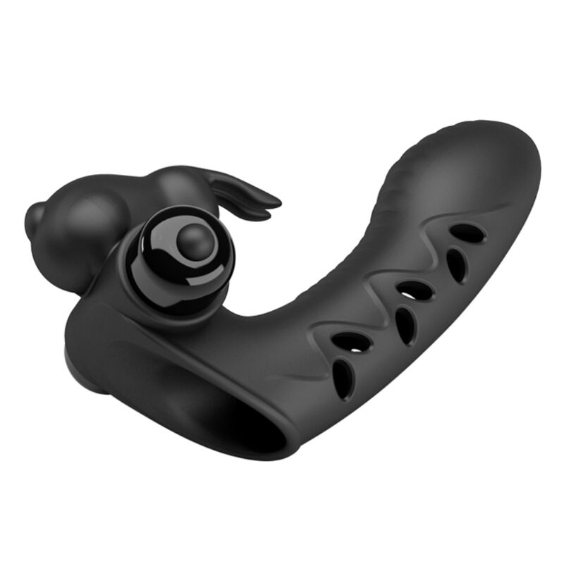 Pretty Love Male Pretty Love - Vance Black Rabbit Vibrator Finger Cover