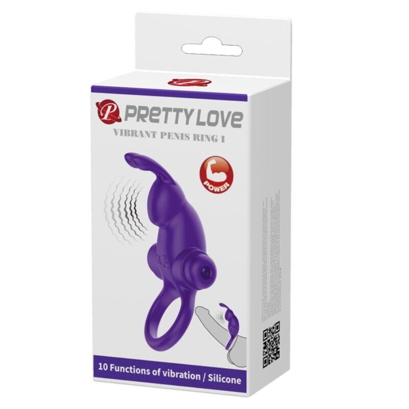 Pretty Love Male Pretty Love - Vibrator Ring I Rabbit For Purple Penis