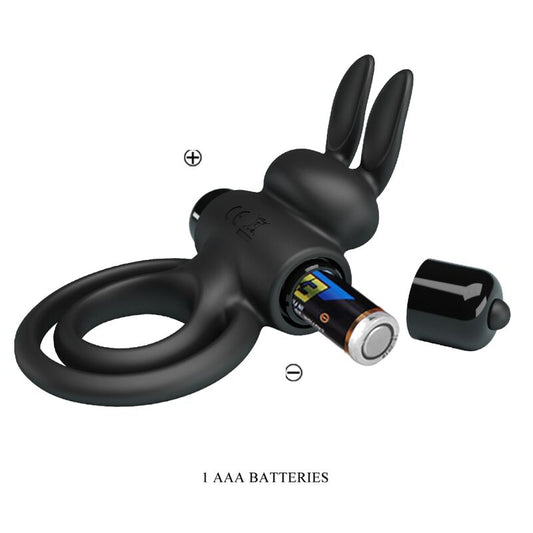 Pretty Love Male Pretty Love - Vibrator Iii Rabbit Ring For Black Penis