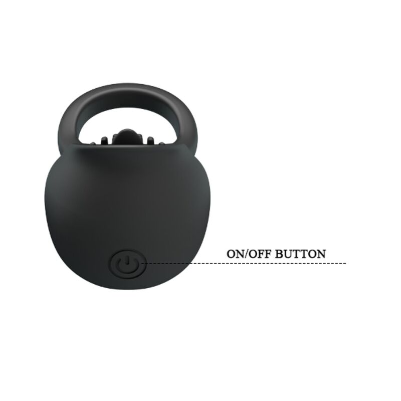 Pretty Love Male Pretty Love - Vibrating Penis Ring With Black Tongue