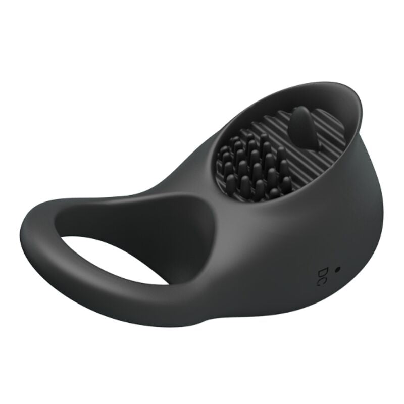 Pretty Love Male Pretty Love - Vibrating Penis Ring With Black Tongue