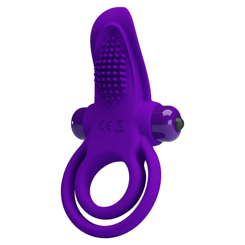 Pretty Love Male Pretty Love - Purple Vibrating Penis Ring