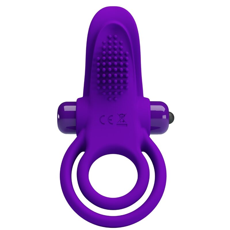 Pretty Love Male Pretty Love - Purple Vibrating Penis Ring